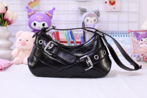 small screw backpack black