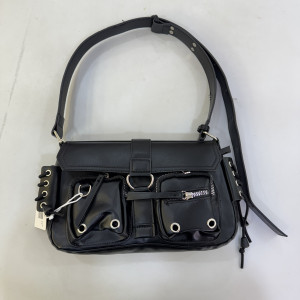 Y2K Korean Women's Harajuku Vintage Gothic Black Hand Bag