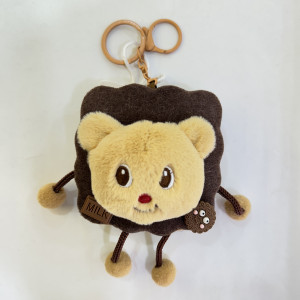 Bread Plush Keychain